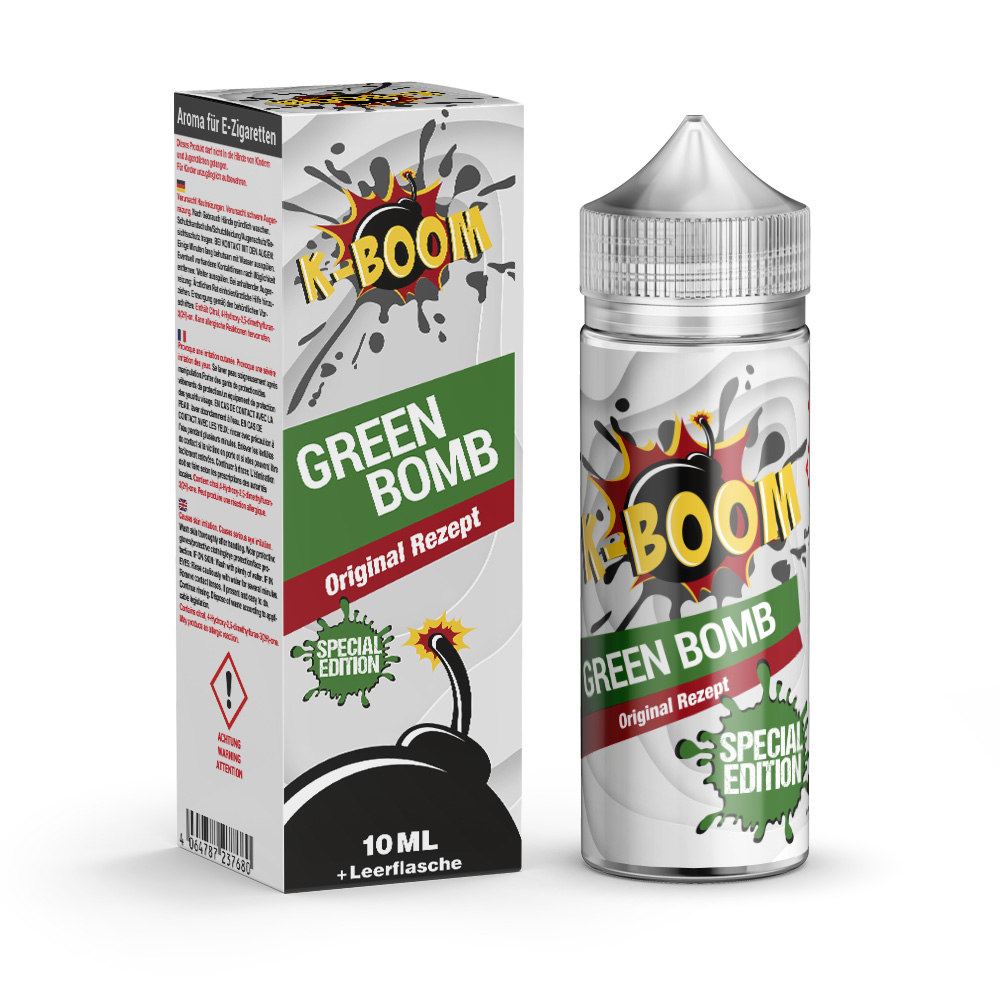 K-Boom Green Bomb 2020 Original Rezept 10ml Aroma