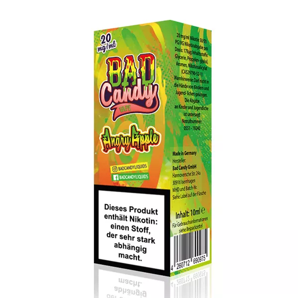 Bad Candy Angry Apple Nic Salt 20mg 
