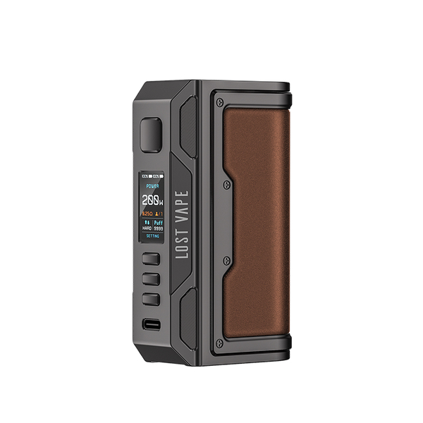 Lost Vape Thelema Quest Mod Gunmetal Calf Leather